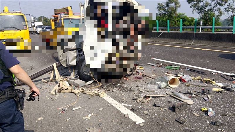 國三南下291K因車禍全線封閉中。（圖／翻攝高速公路1968）