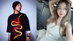 黃明志（左）捲入謝侑芯（右）命案。（圖／翻攝自IG）