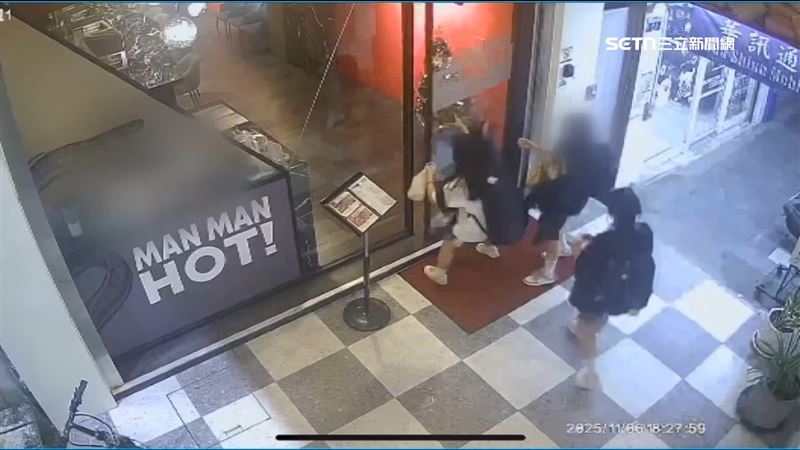 台中3名女高中生遇婦人手持剪刀作勢攻擊，嚇得學生們跑到附近店家求援