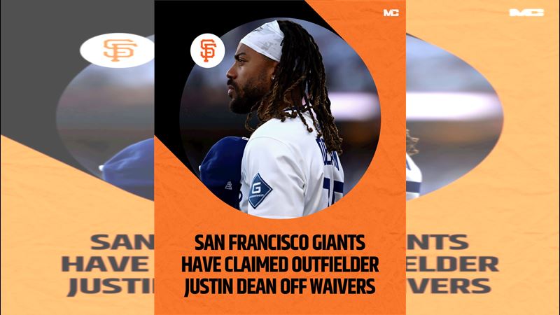 迪恩（Justin Dean）被道奇放入讓渡名單後被巨人撿走。（圖／翻攝自X @milb_central）