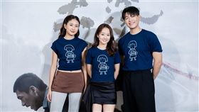 《大濛》導演陳玉勳，監製葉如芬、李烈，演員柯煒林、方郁婷、9m88。（圖／華文創提供）