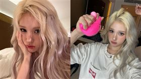  SOMI外型五官立體個性大方受許多女性青睞。（組合圖／翻攝自IG @somsomi0309）