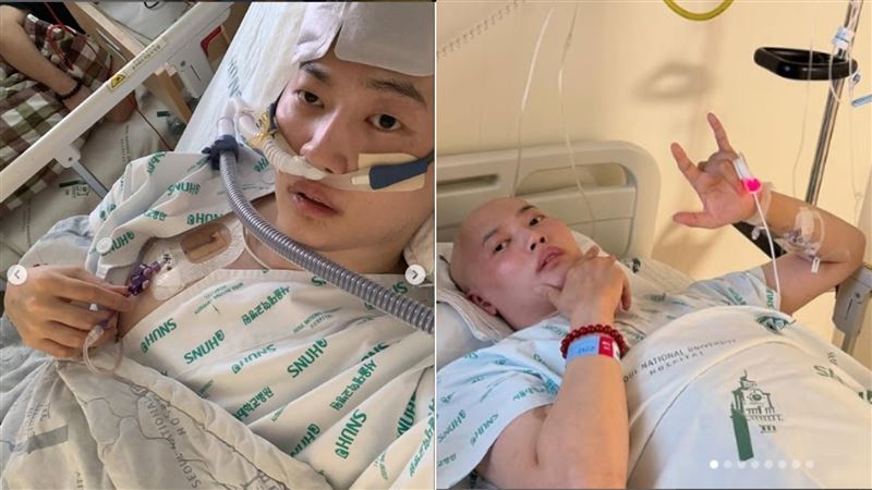 金性燦2年前被診斷出患有「非何杰金氏淋巴瘤」，並一直在與病魔作鬥爭。（圖／翻攝自金性燦IG）