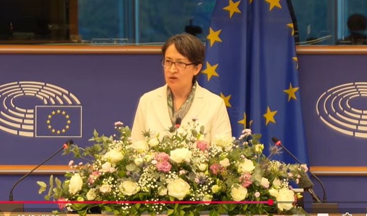 外交突破!蕭美琴歐洲議會發表歷史性演說