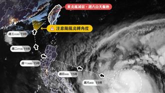 鳳凰急轉逼台！週日開始變天2區小心大雨