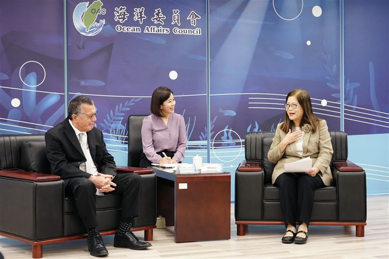 管碧玲說，這次交流不只是友誼的延伸，更是開啟新合作契機的起點。（圖／海洋委員會提供）