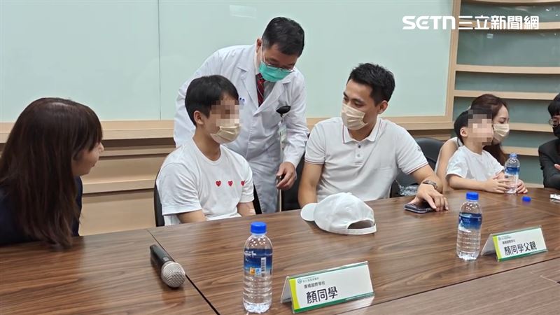 康橋學校高一顏同學參加單車環島成年禮時，遭毒駕衝撞一度命危，幸好經彰基醫療團隊搶救後，保住性命。（圖／翻攝畫面）