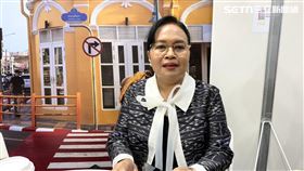 泰國觀光局台北辦事處處長莎莉蔓。（圖／記者李育道攝影）