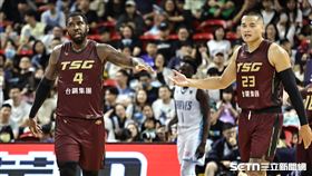 PLG例行賽，台鋼獵鷹洋將翟蒙上半場攻下23分。（圖／記者劉彥池攝影）