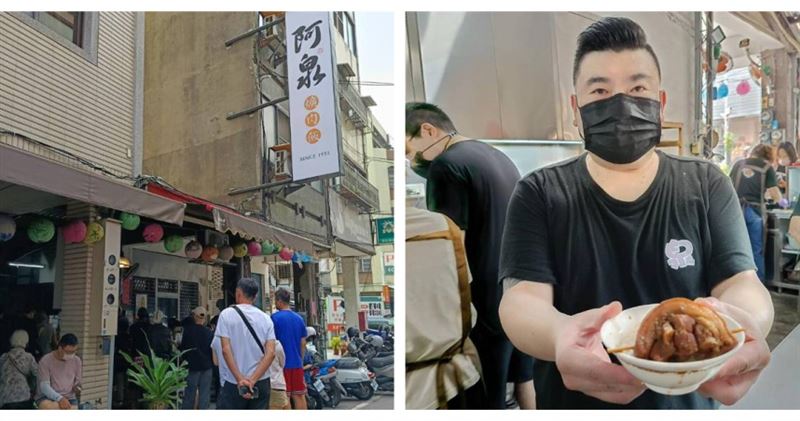 「阿泉爌肉飯」今早重新開賣招牌爌肉飯，吸引大批饕客清晨守候排隊，等待一嚐久違的滋味。（圖／報系資料照）