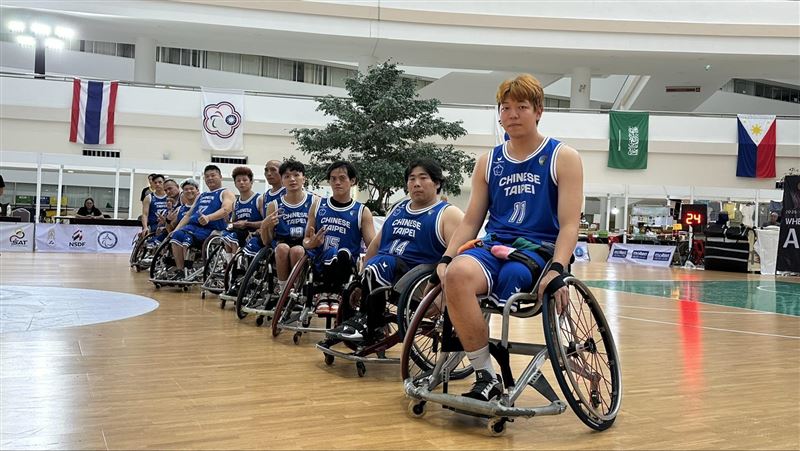 台灣輪椅籃球代表隊。（圖／中華帕拉林匹克總會提供）