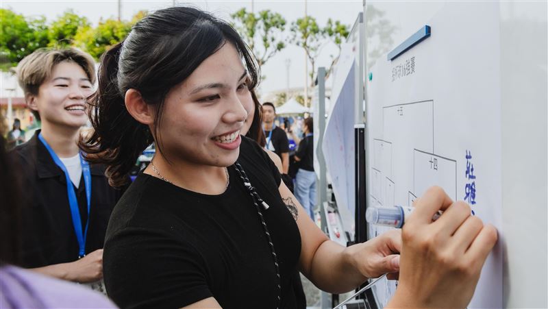 卡巴迪女子選手參加趣味競賽。（圖／國訓中心提供）