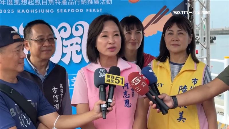 柯志恩表示，民調數字都是一種參考