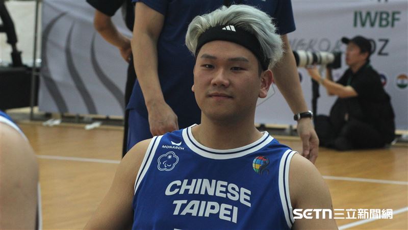 台灣輪椅籃球隊邢人中。（圖／記者蔡厚瑄攝影）
