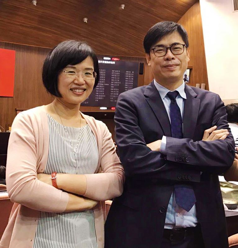 陳其邁說，蘇巧慧是最合適下個階段新北市市長的人選！（圖／翻攝自陳其邁臉書）