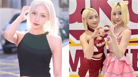 「金髮雙胞胎」相見歡！卉妮見韓啦朴星垠靦腆笑：我們都很I（圖／樂天桃園提供）