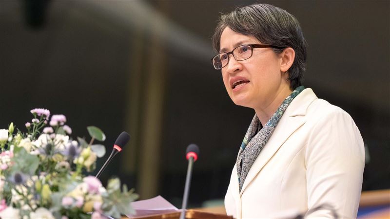 蕭美琴歐洲演說 台灣堅定向世界集體發聲