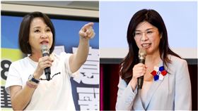 邱議瑩說，「支持柯志恩（左）就是投給鄭麗文（右）」。（組合圖／翻攝自柯志恩、鄭麗文臉書）