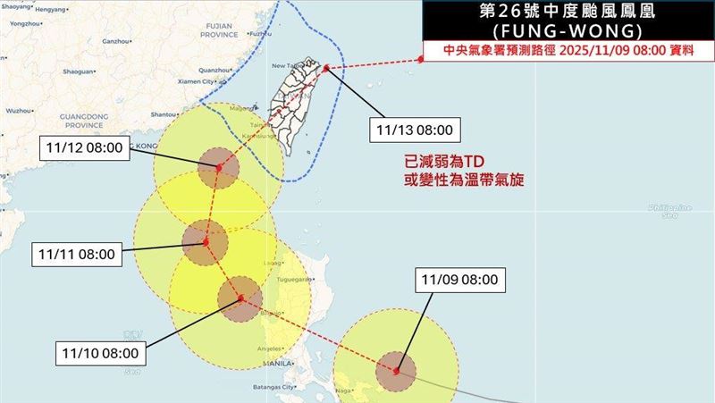 鳳凰東北季風共伴效應機會高!降雨趨勢曝