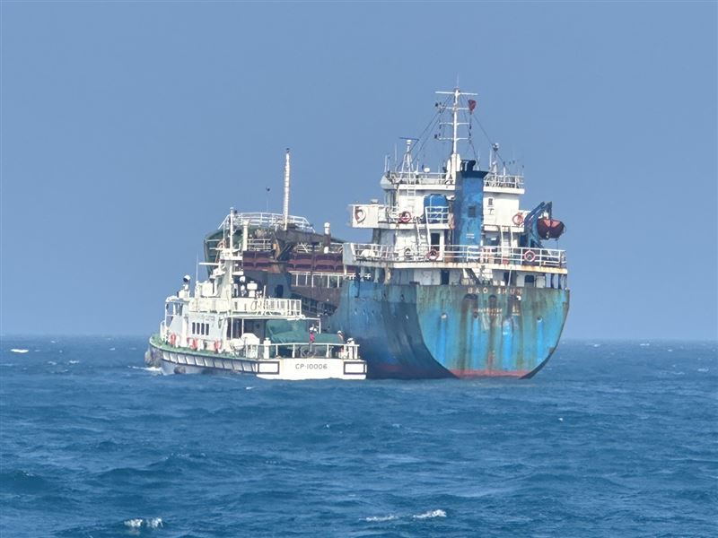 海巡署回應蒙古籍貨輪北上傳聞，強調全程掌握海域動態。（圖／海巡署提供）