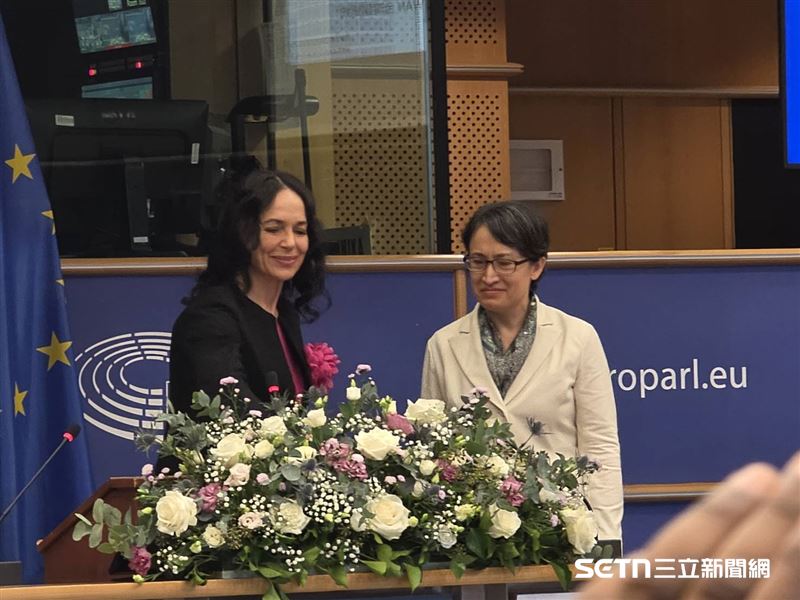 知名人士透露，副總統蕭美琴得以獲邀赴歐洲議會參加IPAC年會並發表演說，促成這一切的關鍵人物是歐盟議員蕾斯曼（Miriam Lexmann），她非常支持台灣，在她的幫助下，才能創下我國現任副總統首度踏入歐洲議會、在外國議會發表演講的歷史紀錄。（圖／受訪者提供）