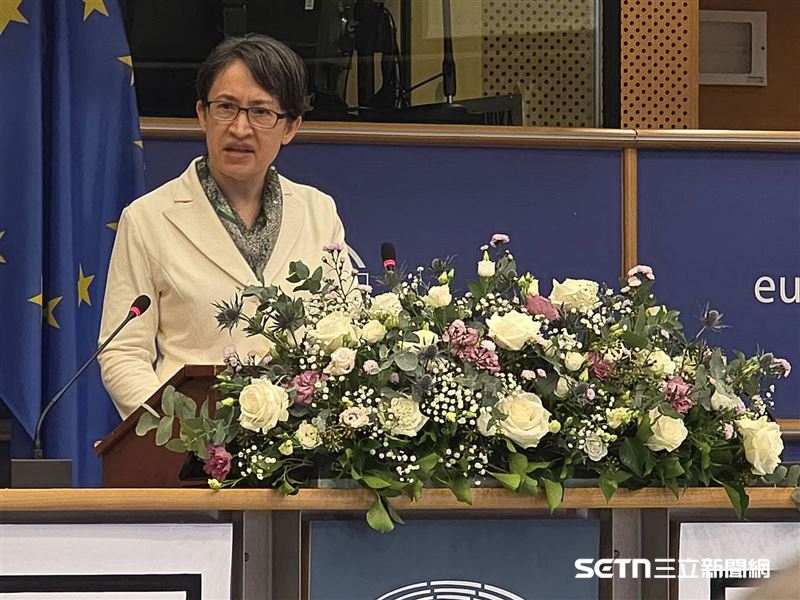 副總統蕭美琴出席IPAC歐洲高峰會演說／受訪者提供