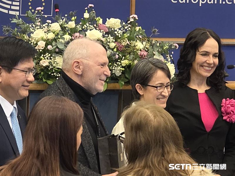 副總統蕭美琴出席IPAC歐洲高峰會演說／受訪者提供