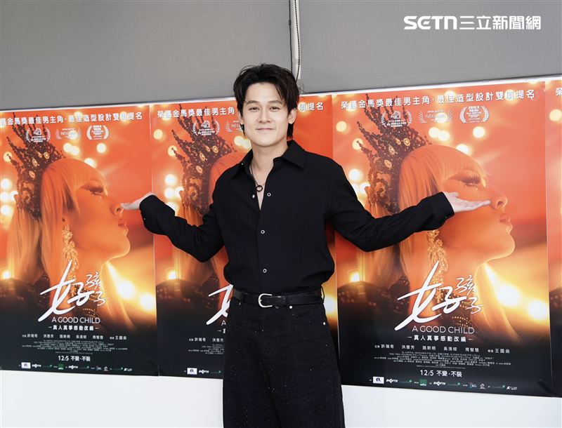 許瑞奇憑《好孩子》入圍本屆金馬影帝。（圖／記者趙于瑩攝影）
