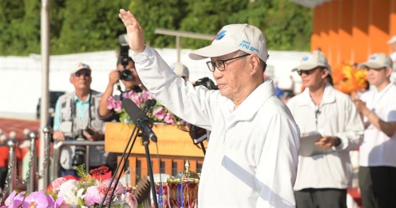 台塑集團新任總裁吳嘉昭首度以「非王家人」身分主持活動(圖/台塑集團提供)