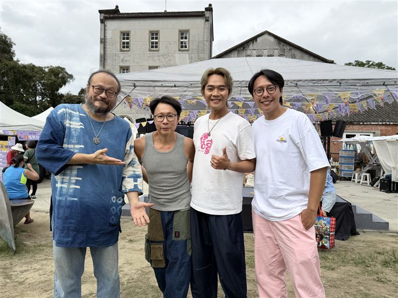 謝宇威（左起）、劉志遠、柯大堡、張啟樂為「好友港節」開唱。（圖／好友港節提供）