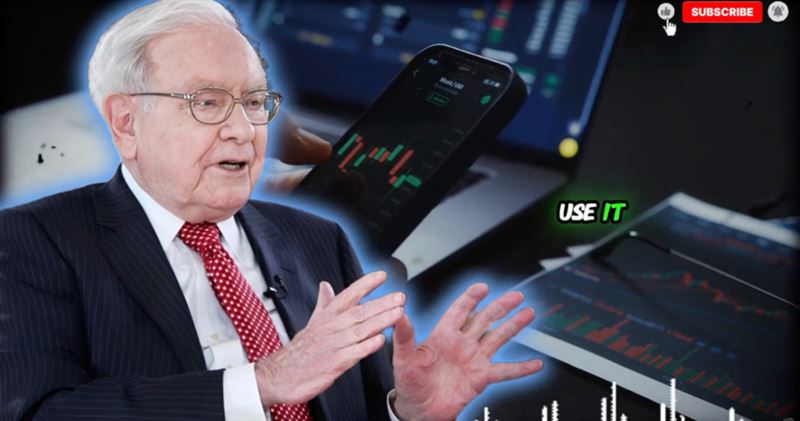 近期在YouTube上流傳多支影片，使用AI生成的巴菲特影像。（圖／文中AI影片內容截圖）