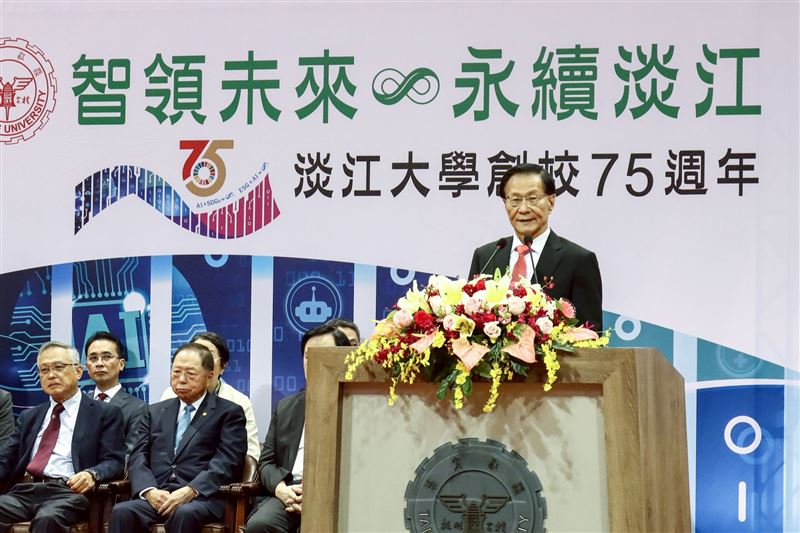 葛煥昭校長致詞。（圖／淡江大學提供）