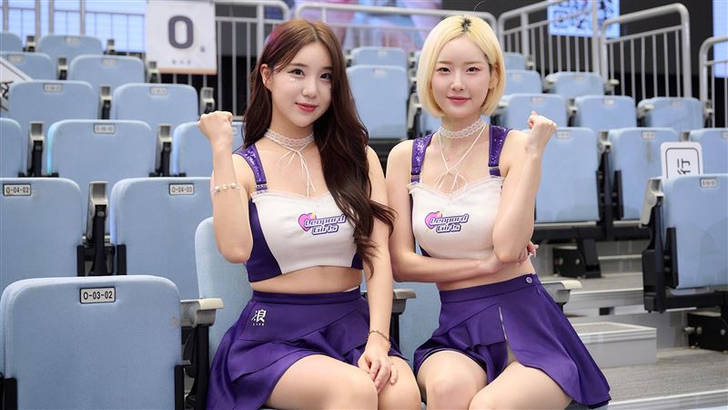 「傳奇隊長」徐賢淑、「核彈芭比」金賢姈的主場首次亮相，兩人的應援初登板幫助雲豹延長連勝氣勢。（圖／台啤雲豹提供）