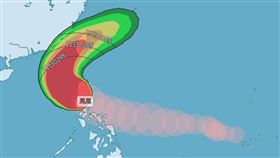鳳凰颱風（圖／中央氣象署）
