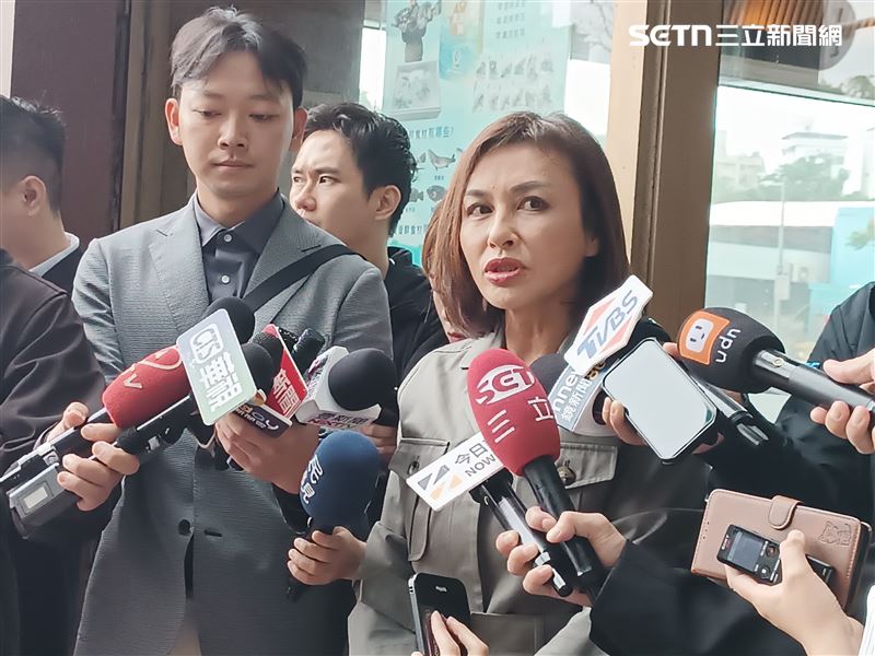 邱議瑩前往民進黨中央登記高雄市長初選（圖／記者盧素梅攝影）