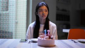 詹子萱飾演內向害羞的雙胞派妹妹。（圖／ Hami Video提供）