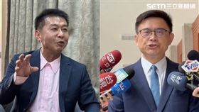 許智傑、賴瑞隆。（組合圖／翻攝畫面）