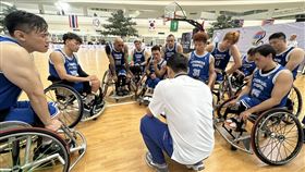台灣輪椅籃球隊以40：51敗給菲律賓，無緣8強、落入排名賽。（圖／中華帕拉林匹克總會提供）