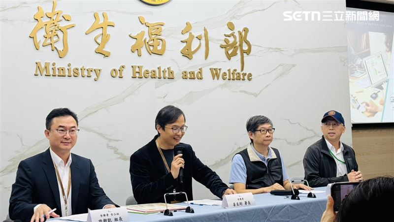 食藥署今下午召開記者會說明芬普尼雞蛋問題。（圖／記者柯美儀攝影）