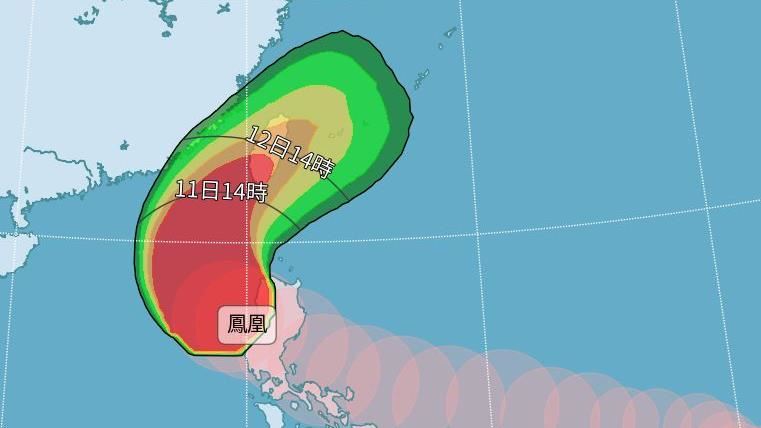 明天放颱風假?6縣市「暴風侵襲率破8成」