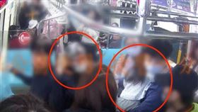 北捷、白髮阿嬤、雨傘、2歲女童、讓位、博愛座、捷運（圖／翻攝畫面）