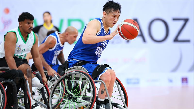 台灣輪椅籃球男籃隊。（圖／X-1/IWBF提供）