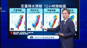 鳳凰颱風,氣象預報。（圖／翻攝氣象署直播）