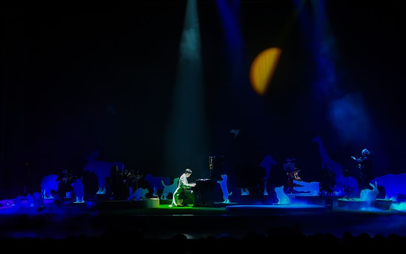 阿龔將音樂會舞台打造成動物園。（圖／緒風有限公司提供）