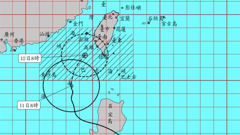 鳳凰減弱為輕颱 陸警範圍擴大涵蓋4縣市