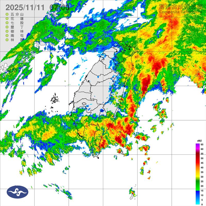 強對流海面通過，鄭明典說是好現象。（圖／取自鄭明典臉書）