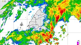 強對流海面通過，鄭明典說是好現象。（圖／取自鄭明典臉書）