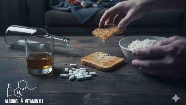 酒精會導致維生素B1缺乏？4大狀況在示警