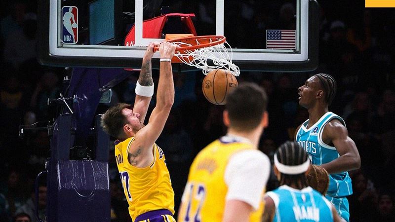 東契奇豪取38分還灌籃 率湖人作客獵黃蜂