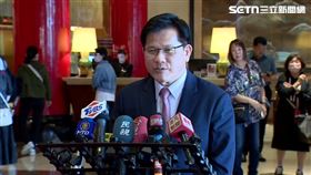 外交部長林佳龍接受媒體聯訪（圖／翻攝畫面）